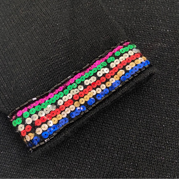 Design options by Philip & Jane Gordon sequined bow vintage sweater. - Picture 3 of 9